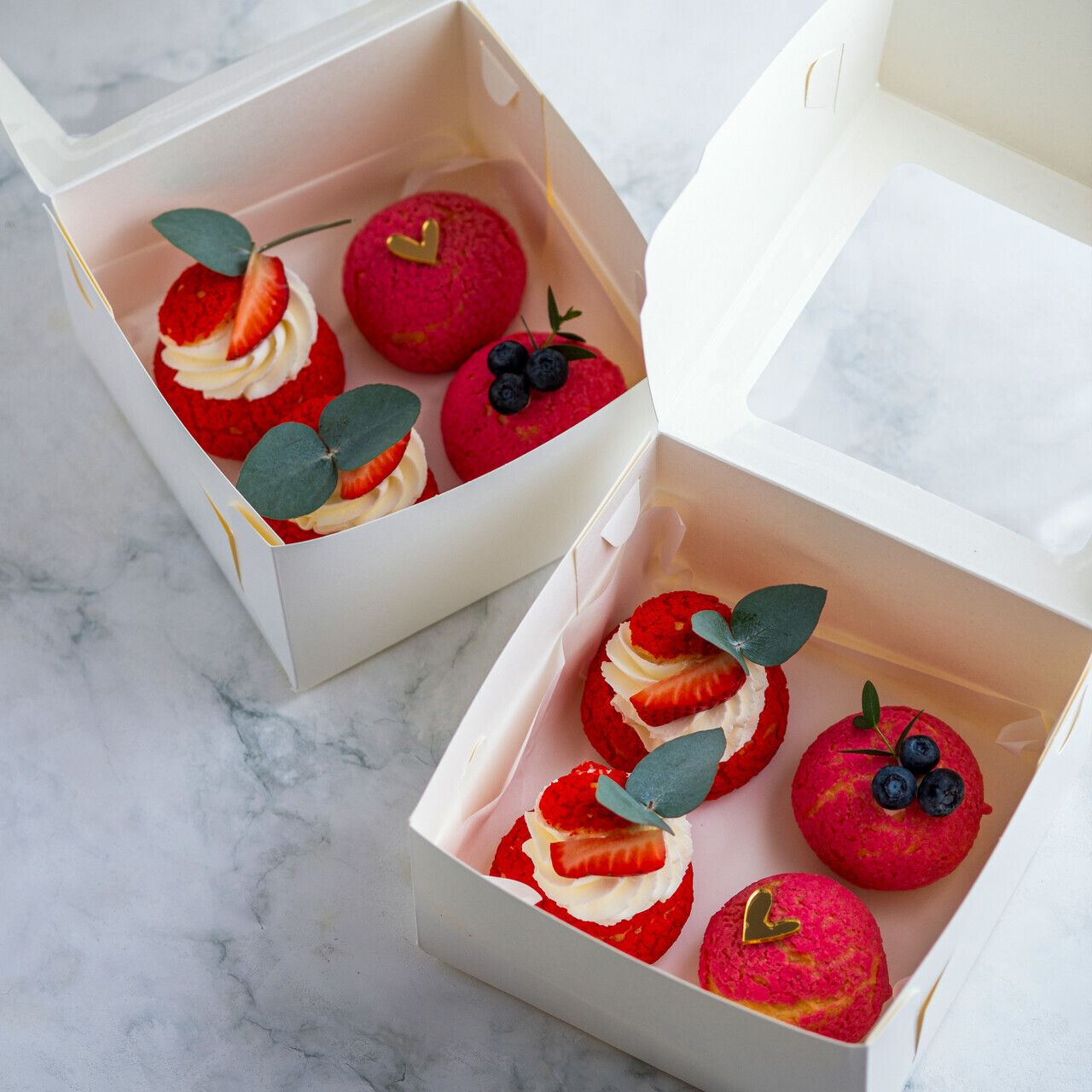 Productos de reposter&iacute;a para San Valent&iacute;n
